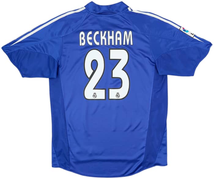 2004-05 Real Madrid Third Shirt Beckham #23 - 8/10 - (M)