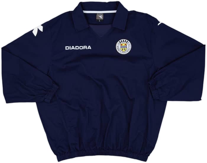 2012-13 St Mirren Diadora Drill Top - 8/10 - (L)