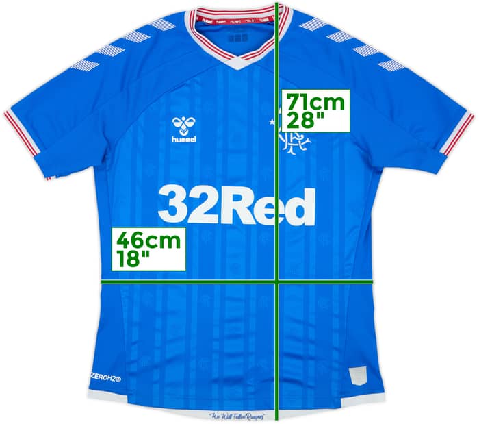 2019-20 Rangers Home Shirt - 8/10 - (M)