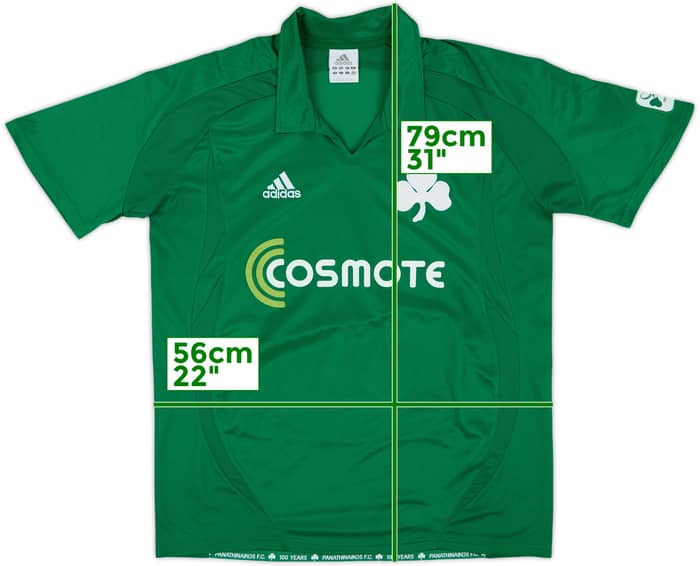 2008-09 Panathinaikos Home Shirt - 8/10 - (L)