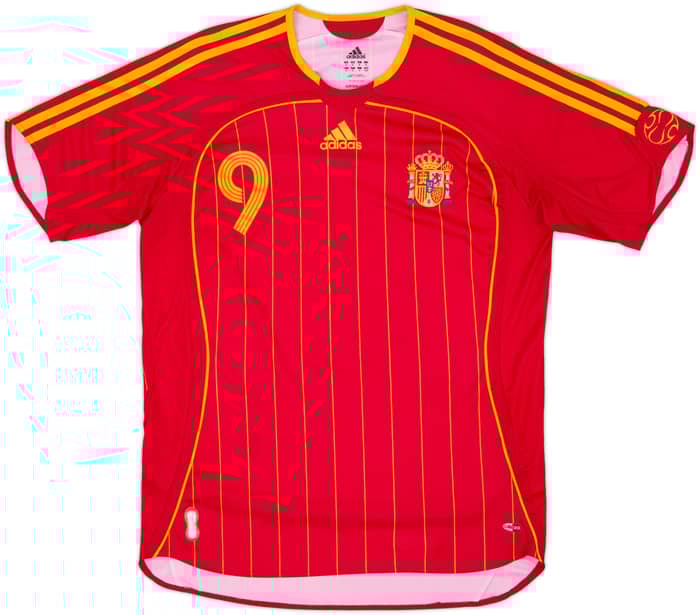 2006-08 Spain Home Shirt F.Torres #9 - 8/10 - (M)