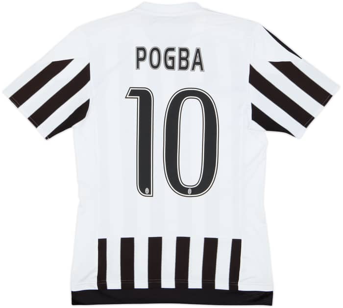 2015-16 Juventus Home Shirt Pogba #10 - 8/10 - (S)
