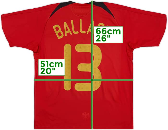 2008-09 Germany Away Shirt Ballack #13 - 8/10 - (XL.Boys)