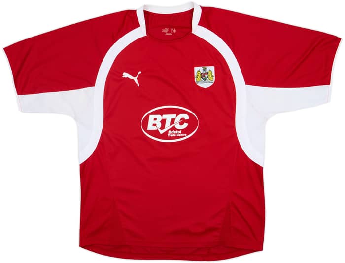 2007-08 Bristol City Home Shirt - 6/10 - (L)