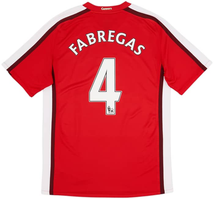 2008-10 Arsenal Home Shirt Fabregas #4 - 6/10 - (M)