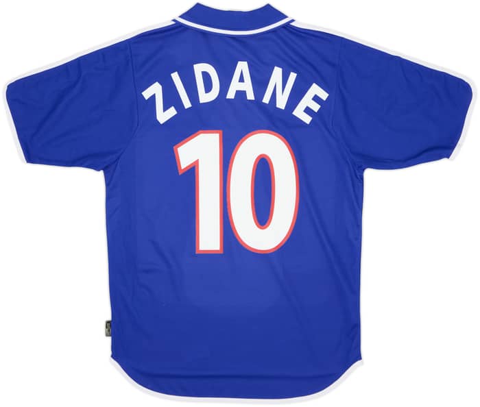 2000-02 France Home Shirt Zidane #10 (S)