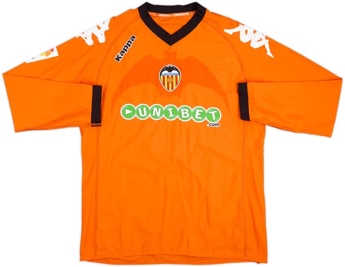2010-11 Valencia Player Issue Away L/S Shirt M.Topal #5 - 8/10 - (XL)