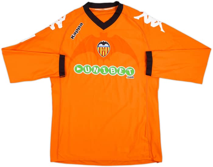 2010-11 Valencia Player Issue Away L/S Shirt #16 - 8/10 - (XL)