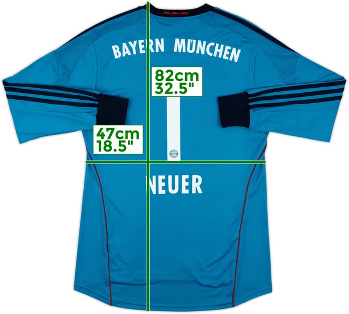 2013-14 Bayern Munich GK Shirt Neuer #1 - 8/10 - (M)