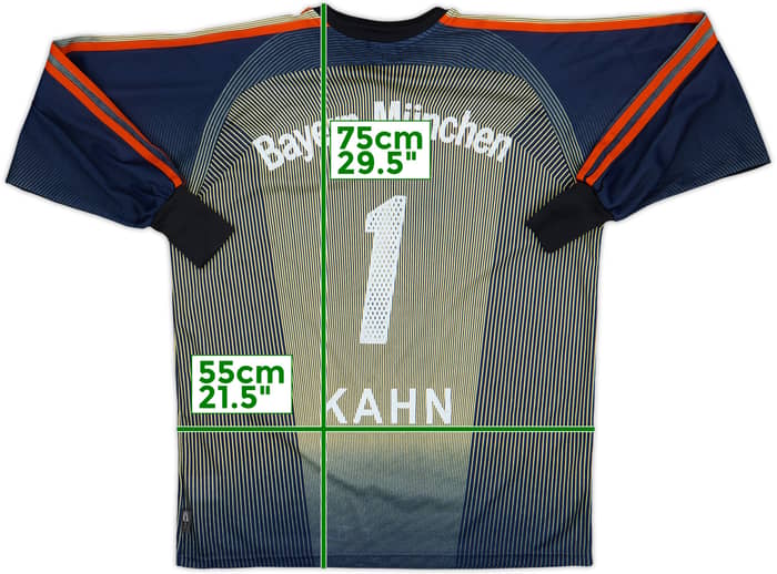 2003-04 Bayern Munich GK Shirt Kahn #1 - 5/10 - (S)