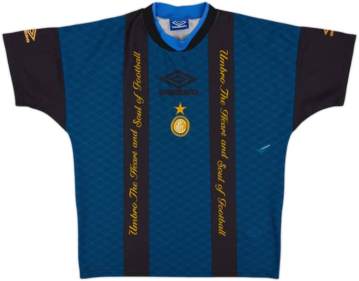 1995-96 Inter Milan Umbro Training Shirt - 5/10 - (L)