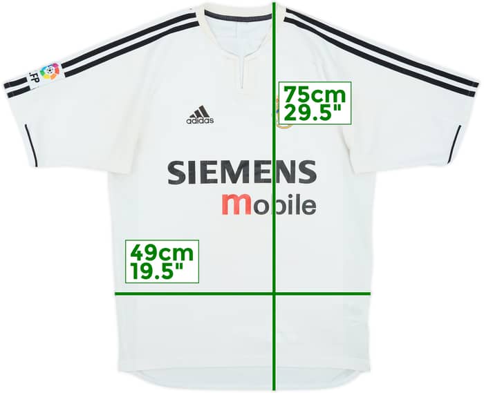 2003-04 Real Madrid Home Shirt - 4/10 - (M)