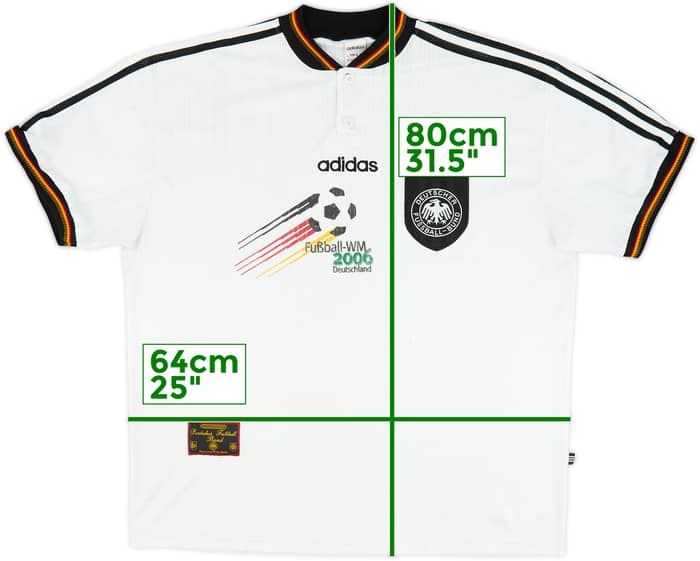 1996-98 Germany WM2006 Home Shirt - 6/10 - (XXL)