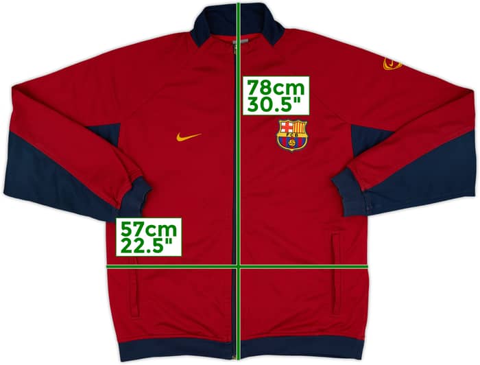 2003-04 Barcelona Nike Track Jacket - 8/10 - (L)