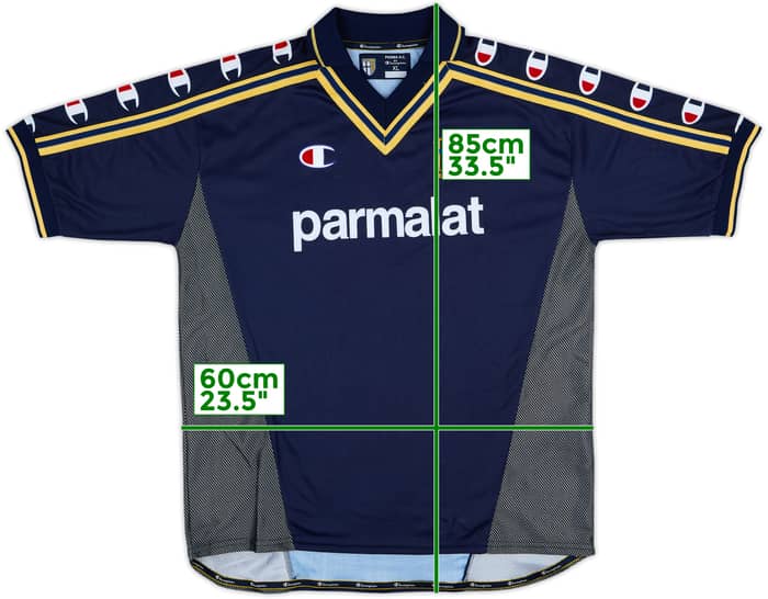 2000-01 Parma Third Shirt Sartor #2 - 8/10 - (XL)