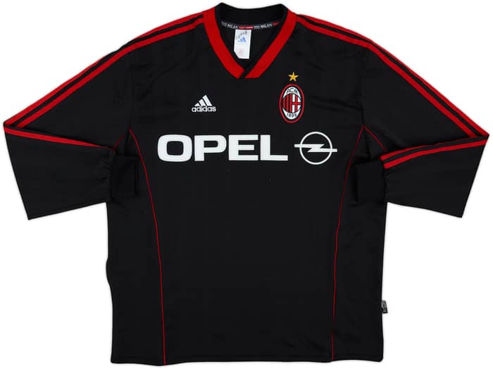 1999-00 AC Milan adidas Training L/S Shirt - 8/10 - (L)