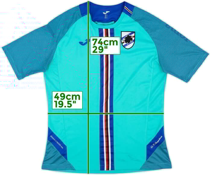 2019=20 Sampdoria Joma Training Shirt - 8/10 - (L)