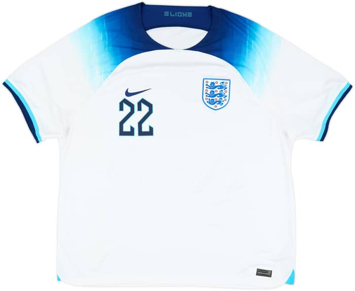 2022-23 England Home Shirt Bellingham #22 - 10/10 - (XXL)
