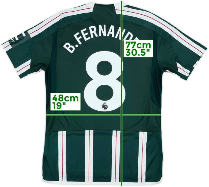 2023-24 Manchester United Away Shirt B.Fernandes #8 - 10/10 - (M)