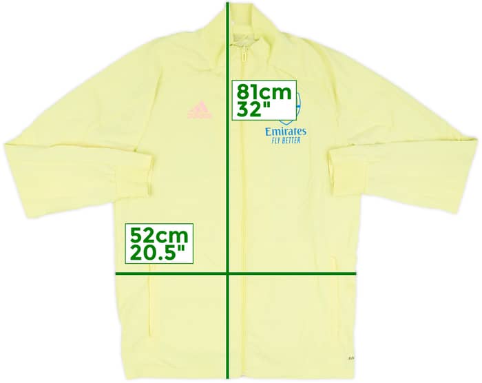 2020-21 Arsenal adidas Track Jacket - 8/10 - (XL.Boys)