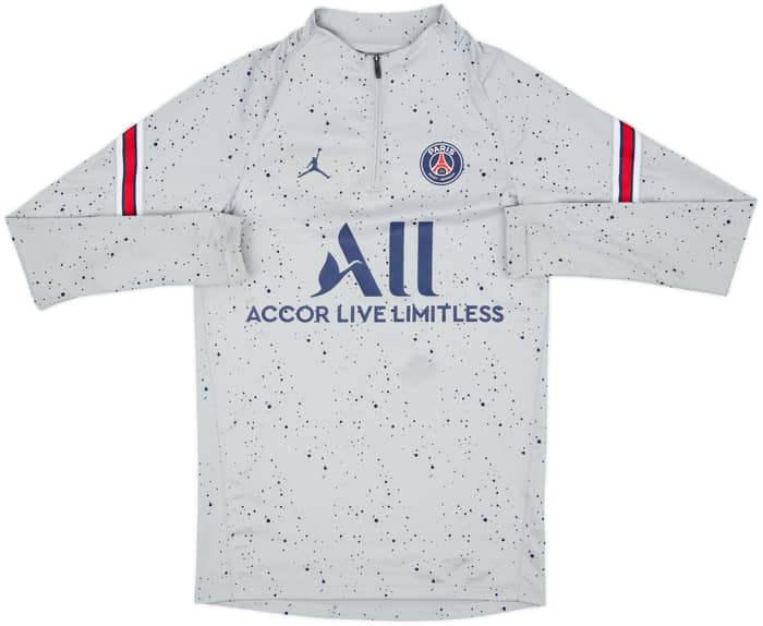 2021-22 Paris Saint-Germain Nike 1/4 Zip Training Top - 7/10 - (XS)