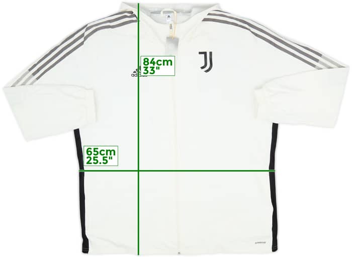 2021-22 Juventus adidas Hooded Track Jacket (XXL)