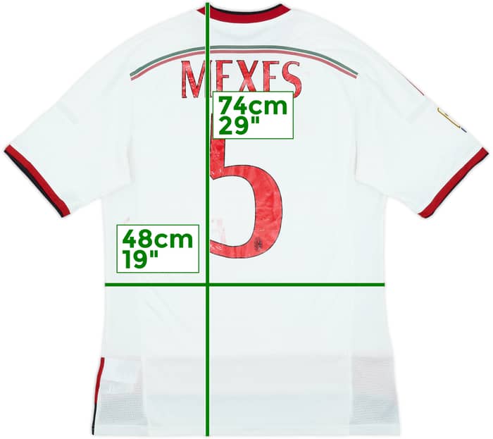 2014-15 AC Milan Away Shirt Mexes #5 - 3/10 - (M)