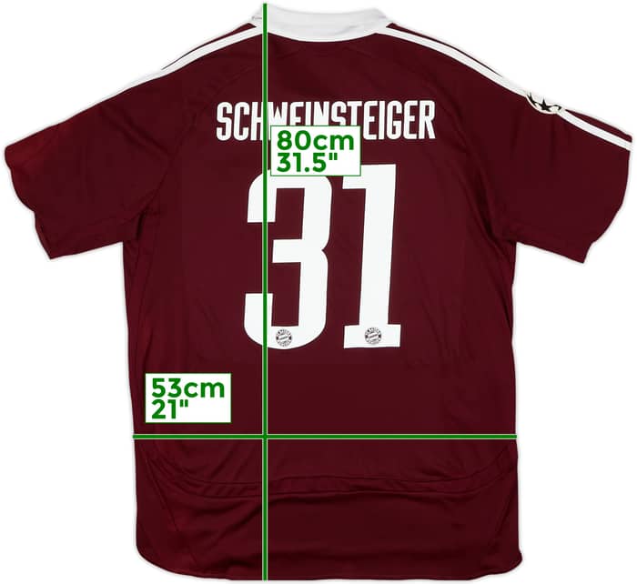 2006-07 Bayern Munich CL Third Shirt Schweinsteiger #31 - 8/10 - (M)