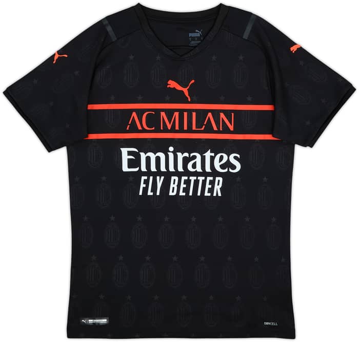 2021-22 AC Milan Third Shirt - 8/10 - (S)