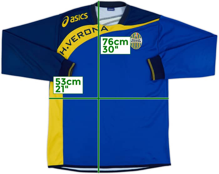 2006-08 Hellas Verona Asics Sweat Top - 9/10 - (M)