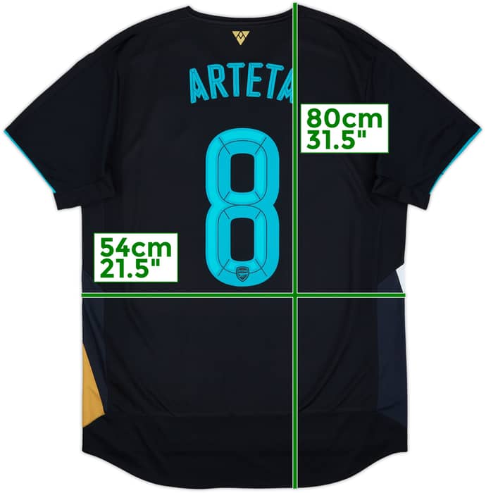 2015-16 Arsenal Third Shirt Arteta #8 - 8/10 - (L)