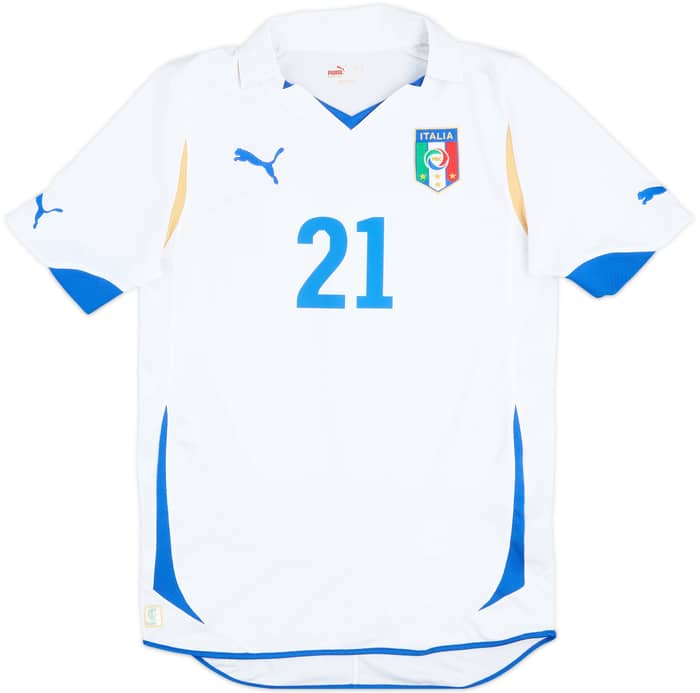 2010-12 Italy Away Shirt Pirlo #21 - 9/10 - (S)