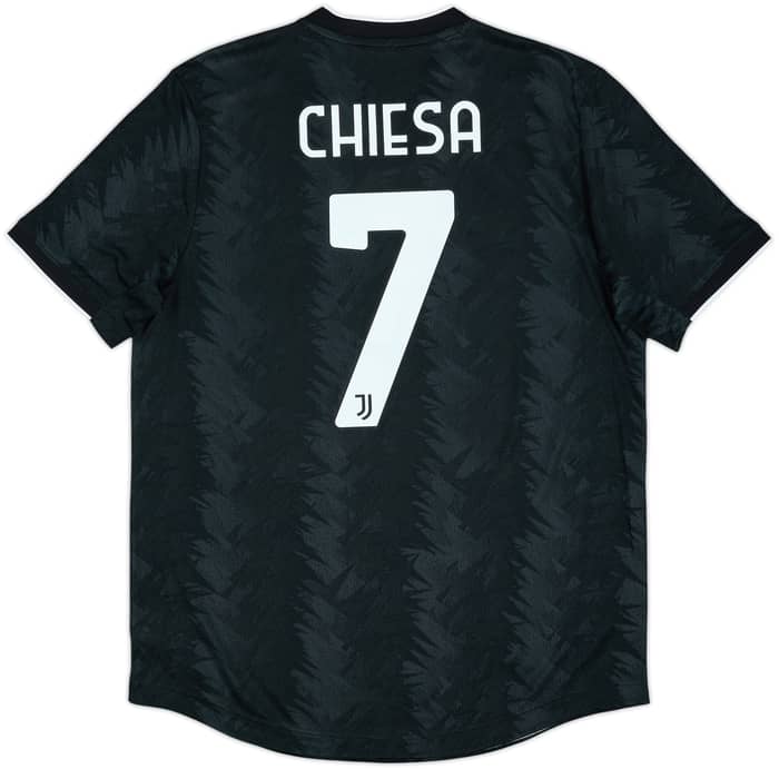 2022-23 Juventus Authentic Away Shirt Chiesa #7 - 9/10 - (L)