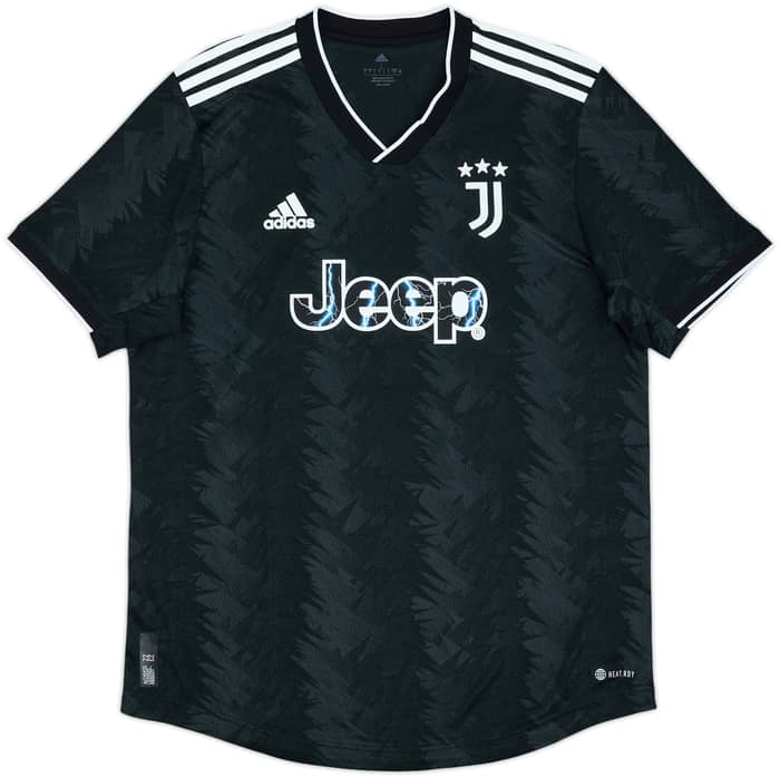 2022-23 Juventus Authentic Away Shirt Chiesa #7 - 9/10 - (L)