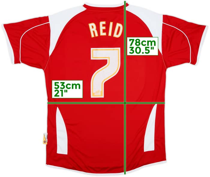 2006-08 Charlton Home Shirt Reid #7 - 6/10 - (M)