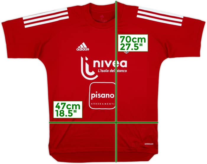 2020-21 Cagliari adidas Training Shirt - 8/10 - (S)