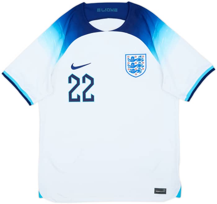 2022-23 England Home Shirt Bellingham #22 - 7/10 - (M)