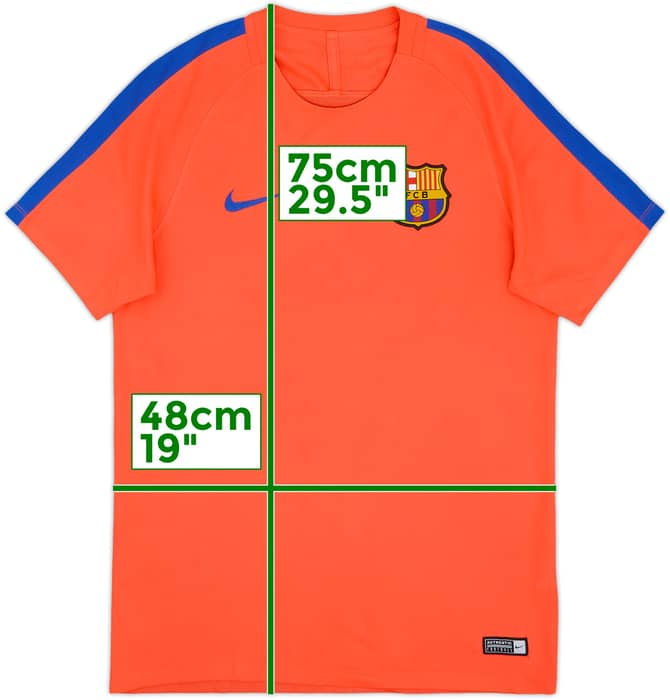 2016-17 Barcelona Nike Training Shirt - 8/10 - (M)