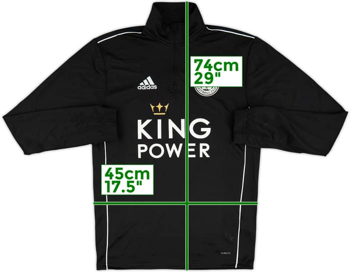 2019-20 Leicester adidas 1/4 Zip Training Top - 8/10 - (XS)
