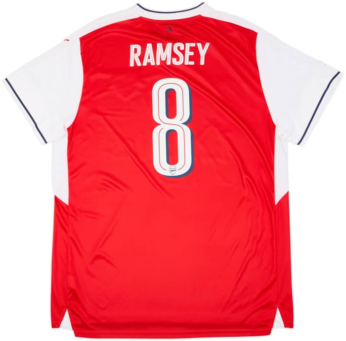 2016-17 Arsenal Home Shirt Ramsey #8 - 9/10 - (XXL)