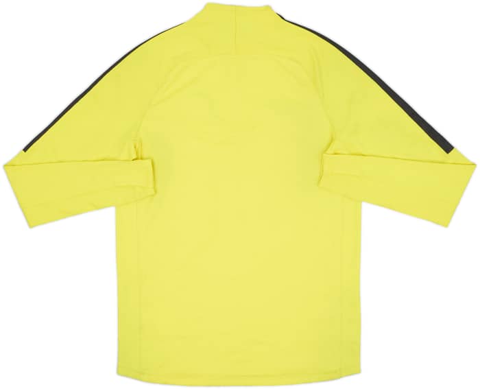 2017-18 Manchester City Nike 1/4 Zip Training Top - 8/10 - (M)