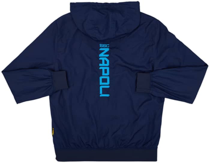 2015-16 Napoli Kappa Hooded Track Jacket - 9/10 - (L)