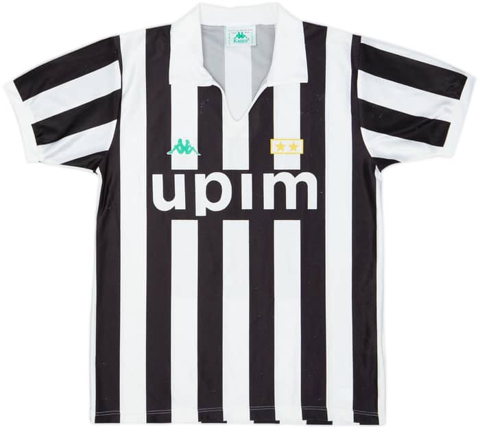 1991-92 Juventus Basic Home Shirt - 8/10 - (L)