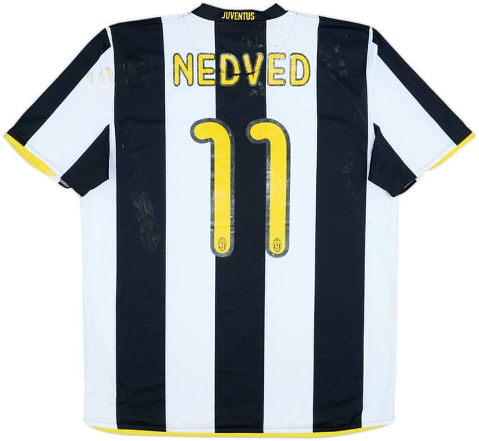 2008-09 Juventus Home Shirt Nedved #11 - 3/10 - (L)