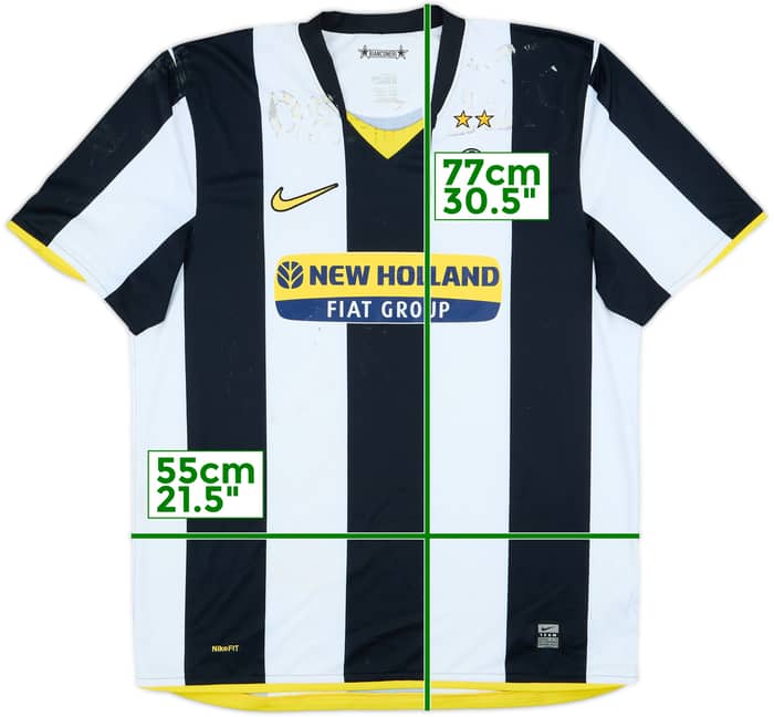 2008-09 Juventus Home Shirt Nedved #11 - 3/10 - (L)