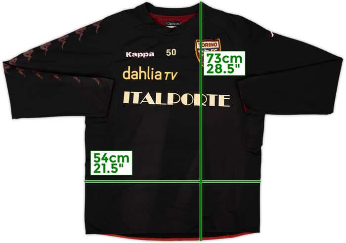 2009-10 Torino Player Issue Kappa Training L/S Shirt #50 - 6/10 - (XL)