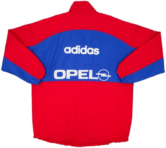 1995-97 Bayern Munich Player Issue adidas Padded Bench Coat - 8/10 - (XL)