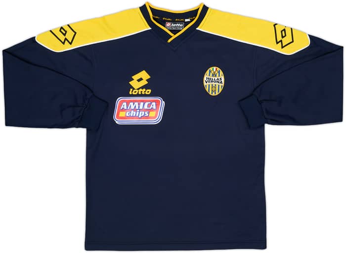 2000-02 Hellas Verona Lotto Sweat Top - 7/10 - (S)