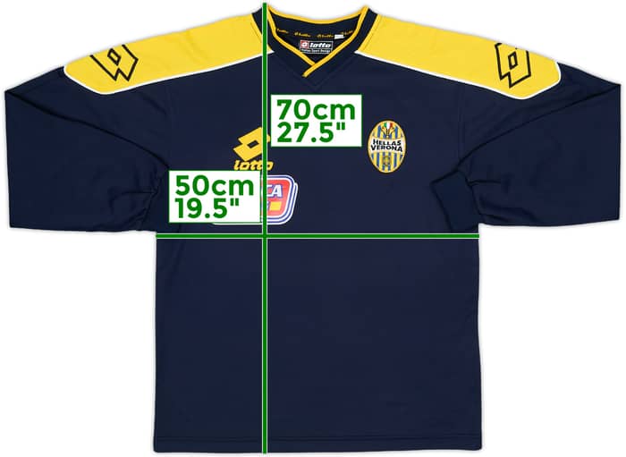 2000-02 Hellas Verona Lotto Sweat Top - 7/10 - (S)