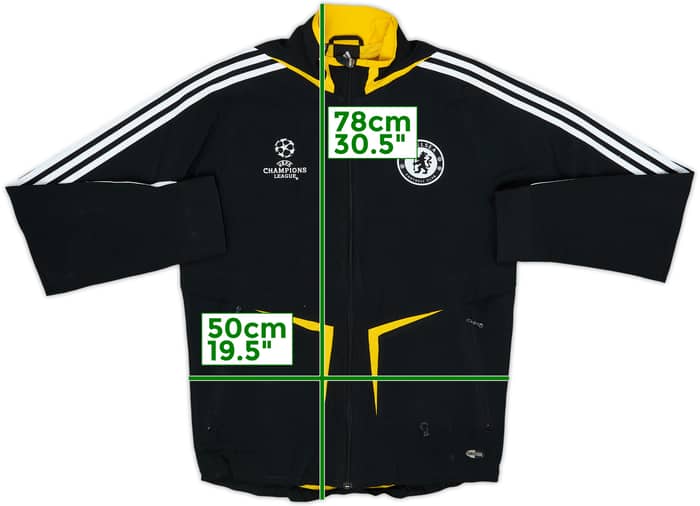 2008-09 Chelsea adidas CL Hooded Track Jacket - 7/10 - (M)